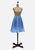 Vintage Clothing - Frothy Blue Skirt - Painted Bird Vintage Boutique & The Aviary - Skirts