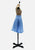 Vintage Clothing - Frothy Blue Skirt - Painted Bird Vintage Boutique & The Aviary - Skirts