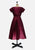 Vintage Clothing - Raspberry Red Fit n Flare Dress - Painted Bird Vintage Boutique & The Aviary - Dresses