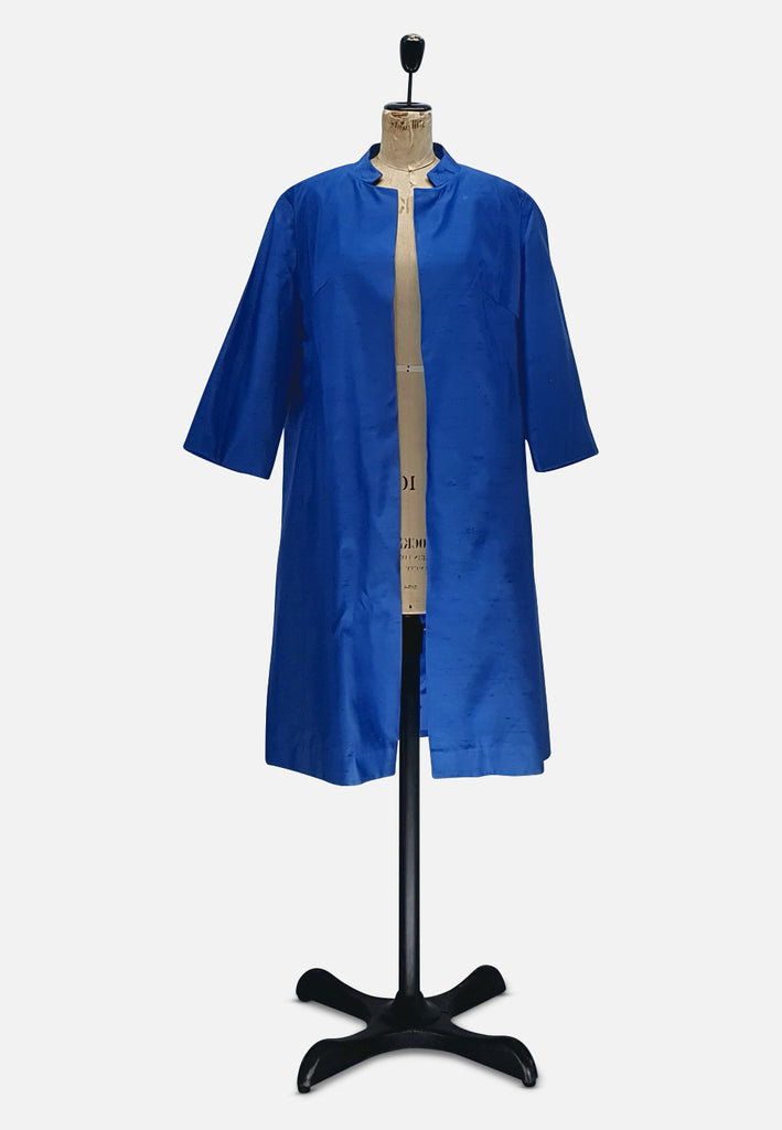 Vintage Clothing - Cobalt New York Coat - Painted Bird Vintage Boutique & The Aviary - Coats & Jackets