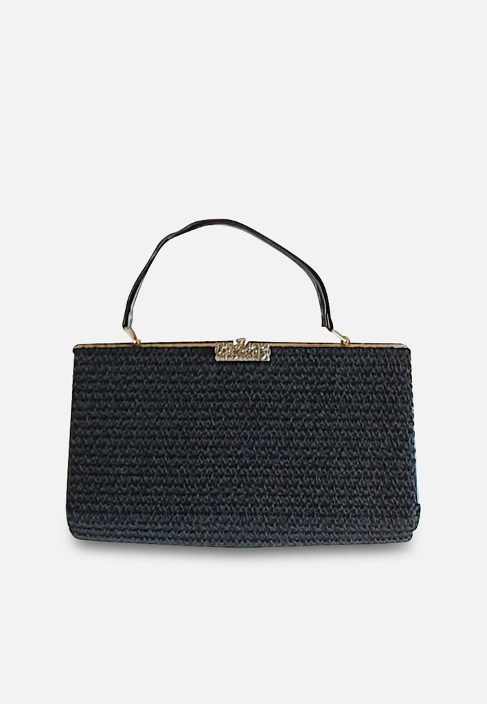 Vintage Clothing - Weave your way Handbag - Painted Bird Vintage Boutique & The Aviary - Handbag
