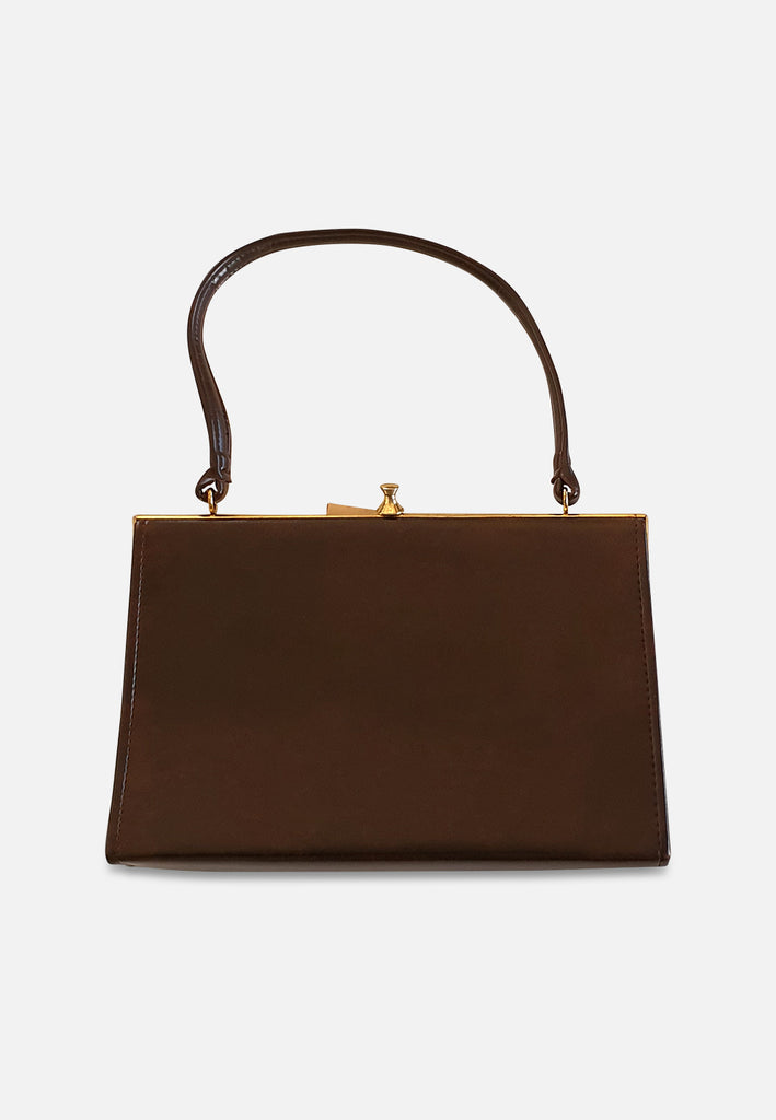 Vintage Clothing - English Leather Handbag - Painted Bird Vintage Boutique & The Aviary - Handbag