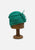 Vintage Clothing - Emerald Excellence Green Pleated Hat - Painted Bird Vintage Boutique & The Aviary - Hat
