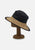 Vintage Clothing - Cotton and Straw Hat RETRO - Painted Bird Vintage Boutique & The Aviary - Hat