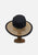 Vintage Clothing - Cotton and Straw Hat RETRO - Painted Bird Vintage Boutique & The Aviary - Hat