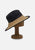 Vintage Clothing - Cotton and Straw Hat RETRO - Painted Bird Vintage Boutique & The Aviary - Hat