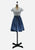 Vintage Clothing - Denim Skater - RETRO - Painted Bird Vintage Boutique & The Aviary - Skirts