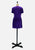 Vintage Clothing - Purple Wool Pleats Blouse - Painted Bird Vintage Boutique & The Aviary - Blouse