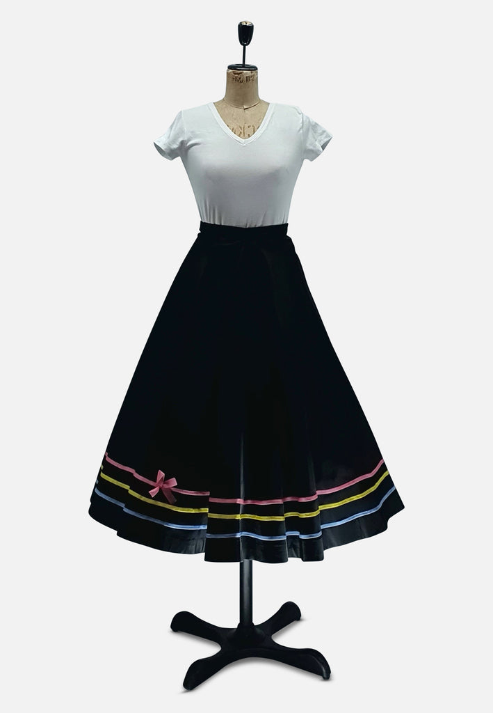 Vintage Clothing - French Ballroom Skirt - Painted Bird Vintage Boutique & The Aviary - Skirts