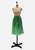 Vintage Clothing - Green Beauty Pleated Floral Skirt - Painted Bird Vintage Boutique & The Aviary - Skirts