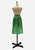 Vintage Clothing - Green Beauty Pleated Floral Skirt - Painted Bird Vintage Boutique & The Aviary - Skirts