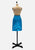 Vintage Clothing - Ocean's Blue Pencil Skirt - Painted Bird Vintage Boutique & The Aviary - Skirts