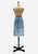 Vintage Clothing - Blue Checked Skirt - Painted Bird Vintage Boutique & The Aviary - Skirts