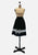 Vintage Clothing - Black and White Bow Skirt - Painted Bird Vintage Boutique & The Aviary - Skirts