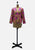 Vintage Clothing - Pink Paisley Silk - Painted Bird Vintage Boutique & The Aviary - Coats & Jackets