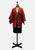 Vintage Clothing - Ravishing Rusted Red and Pink Japanese Kimono - Painted Bird Vintage Boutique & The Aviary - Kimono