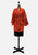 Vintage Clothing - Ravishing Rusted Orange Japanese Silk Kimono - Painted Bird Vintage Boutique & The Aviary - Kimono