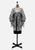 Vintage Clothing - Monochrome with a hint Japanese Silk Kimono - Painted Bird Vintage Boutique & The Aviary - Kimono