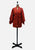 Vintage Clothing - Ravishing Rusted Red and Pink Japanese Kimono - Painted Bird Vintage Boutique & The Aviary - Kimono