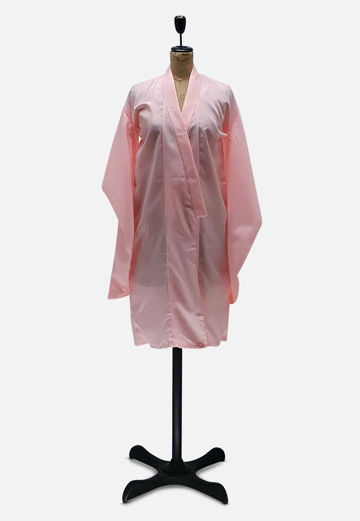Vintage Clothing - White and Pink Flouro Kimono - Painted Bird Vintage Boutique & The Aviary - Kimono