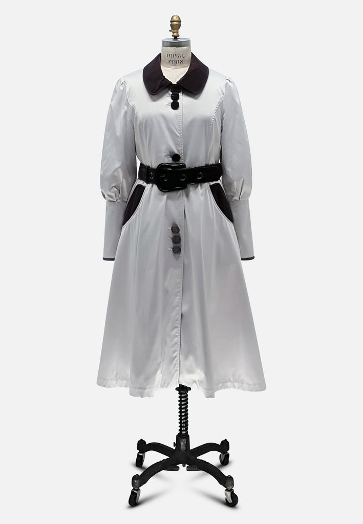 Vintage Clothing - Ermis World in the Now Trench - Painted Bird Vintage Boutique & The Aviary - Coats & Jackets