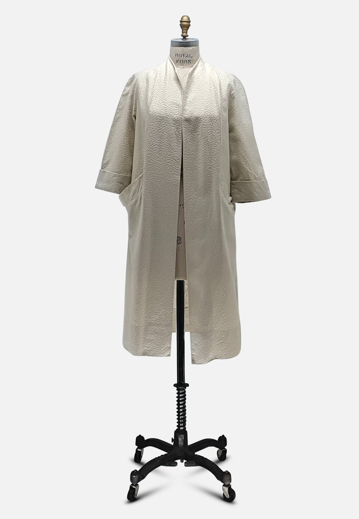 Vintage Clothing - Rich Nuances Cream Creation Coat - Painted Bird Vintage Boutique & The Aviary - Coats & Jackets