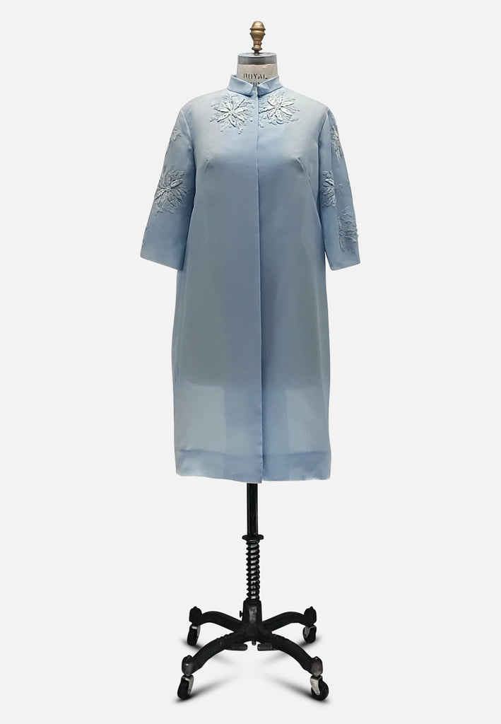 Vintage Clothing - Baby Blue Delight Jacket - Painted Bird Vintage Boutique & The Aviary - Coats & Jackets