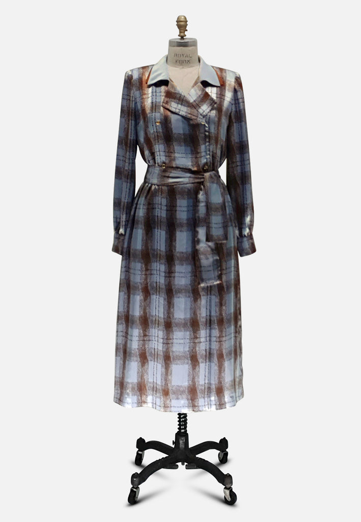 Vintage Clothing - C'est Le Check Dress - Painted Bird Vintage Boutique & The Aviary - Dresses