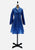 Vintage Clothing - Blue Pleated Gal Dress - Painted Bird Vintage Boutique & The Aviary - Dresses