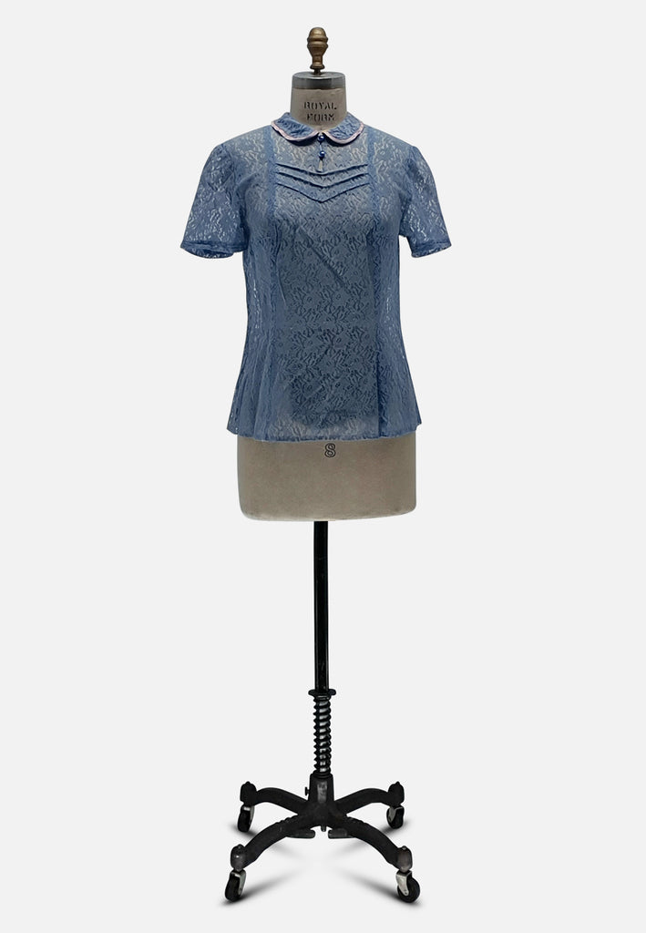 Vintage Clothing - Luxury Lil Lace Blouse - Painted Bird Vintage Boutique & The Aviary - Blouse