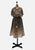 Vintage Clothing - Teal and Gold Dress - Painted Bird Vintage Boutique & The Aviary - Dresses