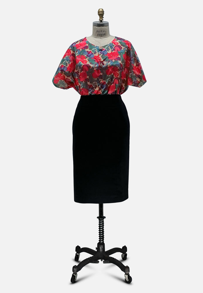 Vintage Clothing - Mai Thai Silk Blouse - Painted Bird Vintage Boutique & The Aviary - Blouse