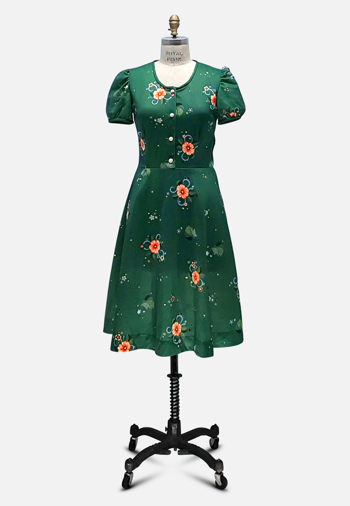 Vintage Clothing - Picnic Dress - Painted Bird Vintage Boutique & The Aviary - Dresses