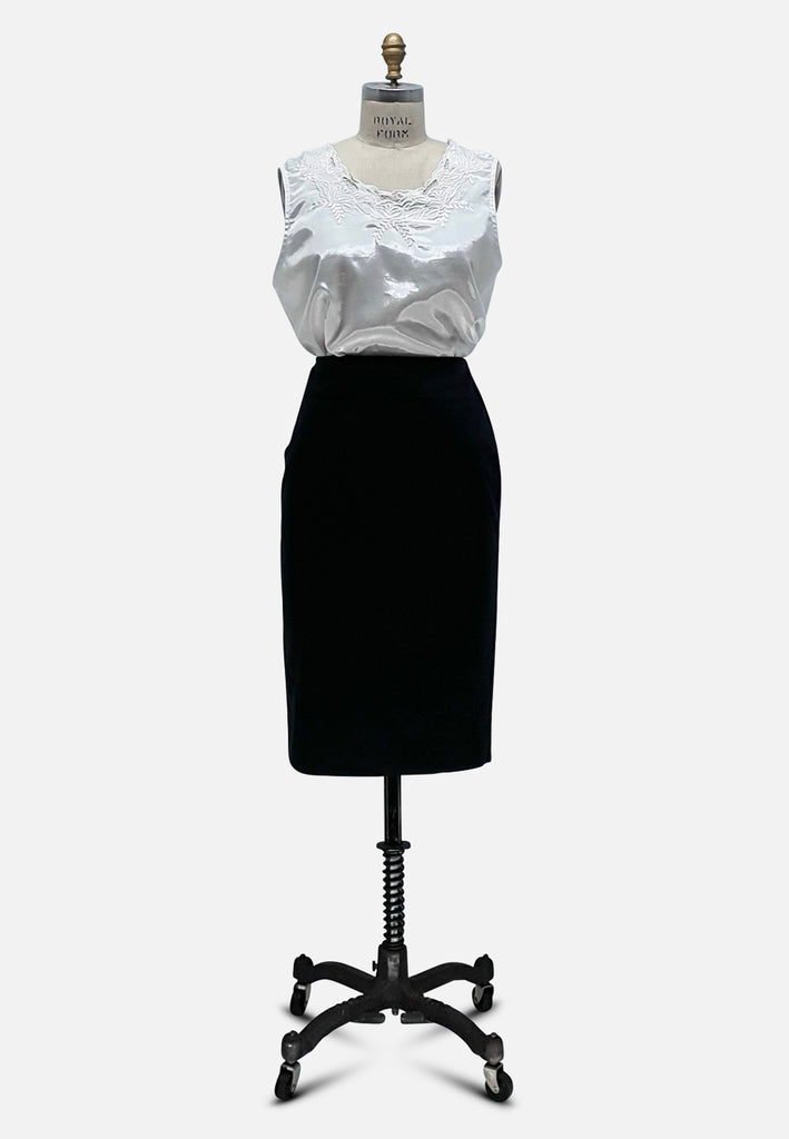Vintage Clothing - White Wonderful Cami - Painted Bird Vintage Boutique & The Aviary - Blouse