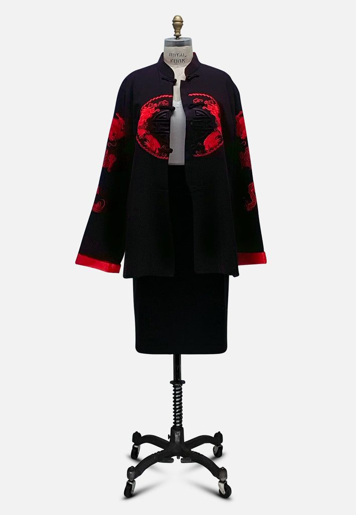 Vintage Clothing - Dragon Lady Chinoiseries - Painted Bird Vintage Boutique & The Aviary - Coats & Jackets
