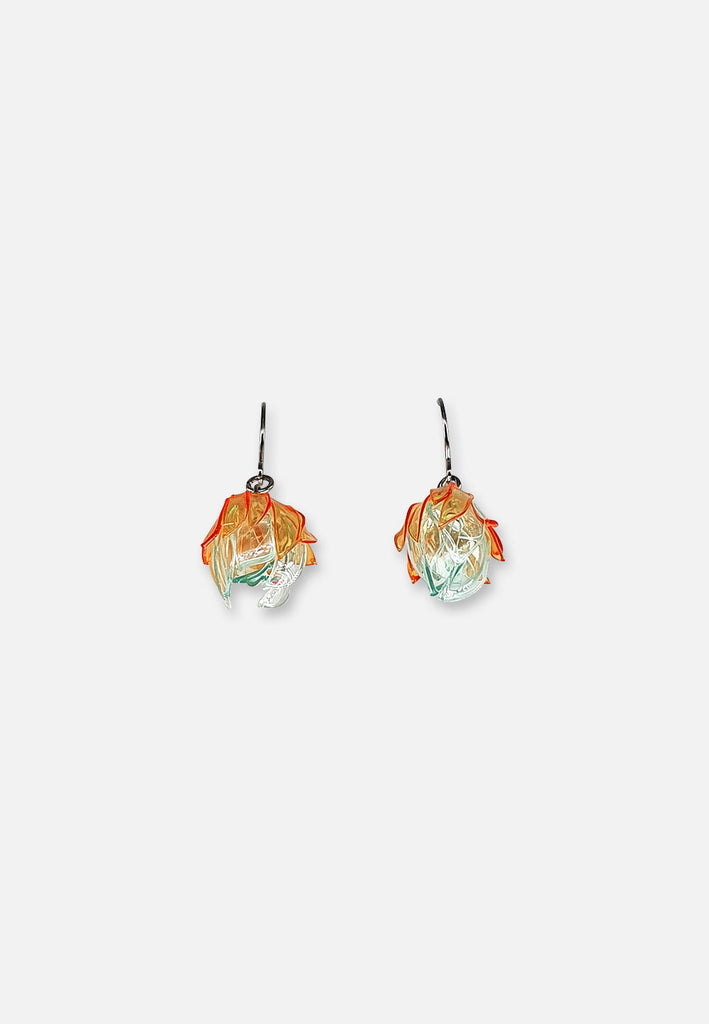 Vintage Clothing - Fruity Cutie - Orange - Painted Bird Vintage Boutique & The Aviary - Earrings