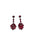 Vintage Clothing - Ruby Red Drop - Painted Bird Vintage Boutique & The Aviary - Earrings