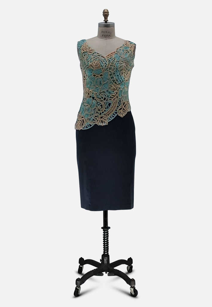 Vintage Clothing - Luxe Lady Blouse - Painted Bird Vintage Boutique & The Aviary - Blouse