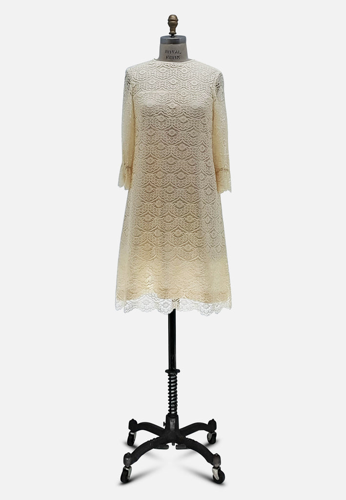 Vintage Clothing - Lovely Lemon Lace - Painted Bird Vintage Boutique & The Aviary - Dresses