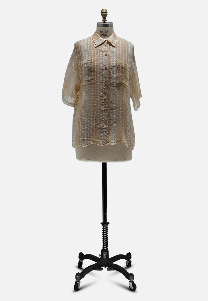 Vintage Clothing - Christine's Soufflé - Painted Bird Vintage Boutique & The Aviary - Blouse