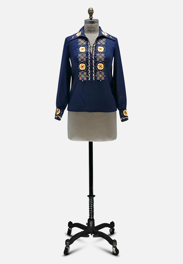 Vintage Clothing - The Boho Babe Blouse - Painted Bird Vintage Boutique & The Aviary - Blouse