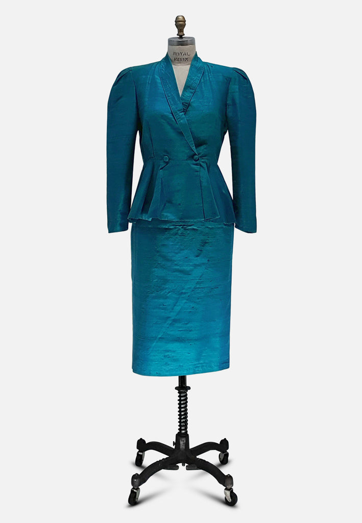 Vintage Clothing - The Peacock Ensemble - Painted Bird Vintage Boutique & The Aviary - Ensemble