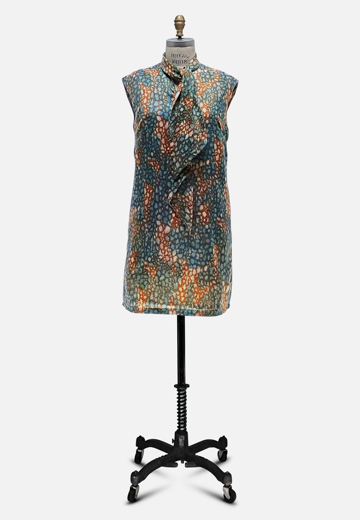 Vintage Clothing - The Sea and Sand Couture Dress - Painted Bird Vintage Boutique & The Aviary - Dresses