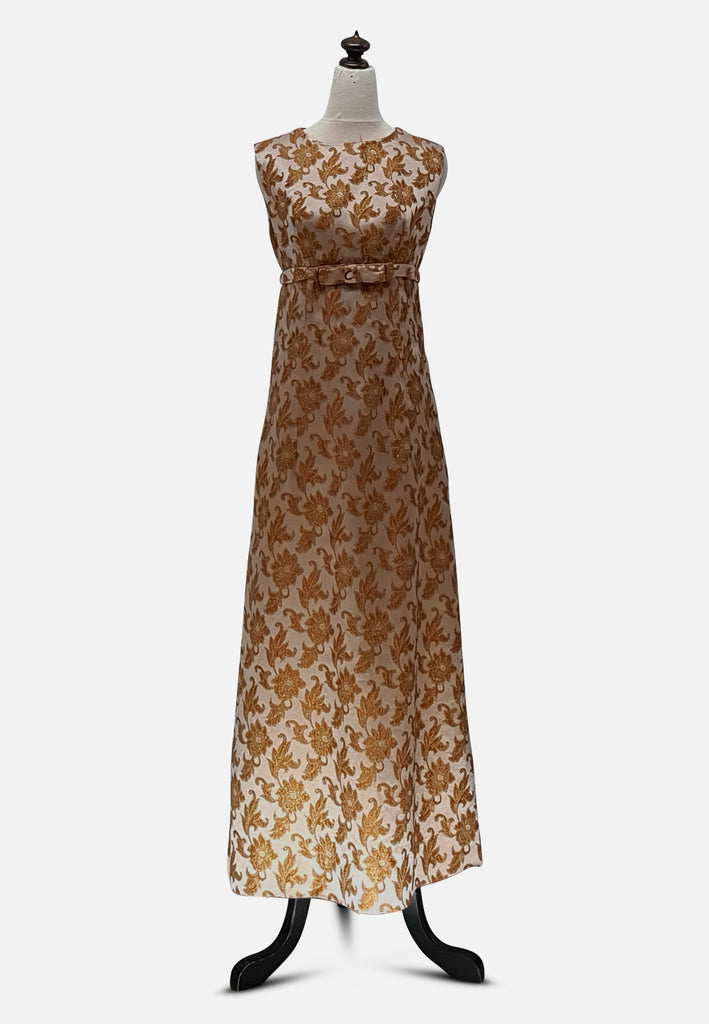 Vintage Clothing - Bronzed Luxury Dress - Painted Bird Vintage Boutique & The Aviary - Dresses