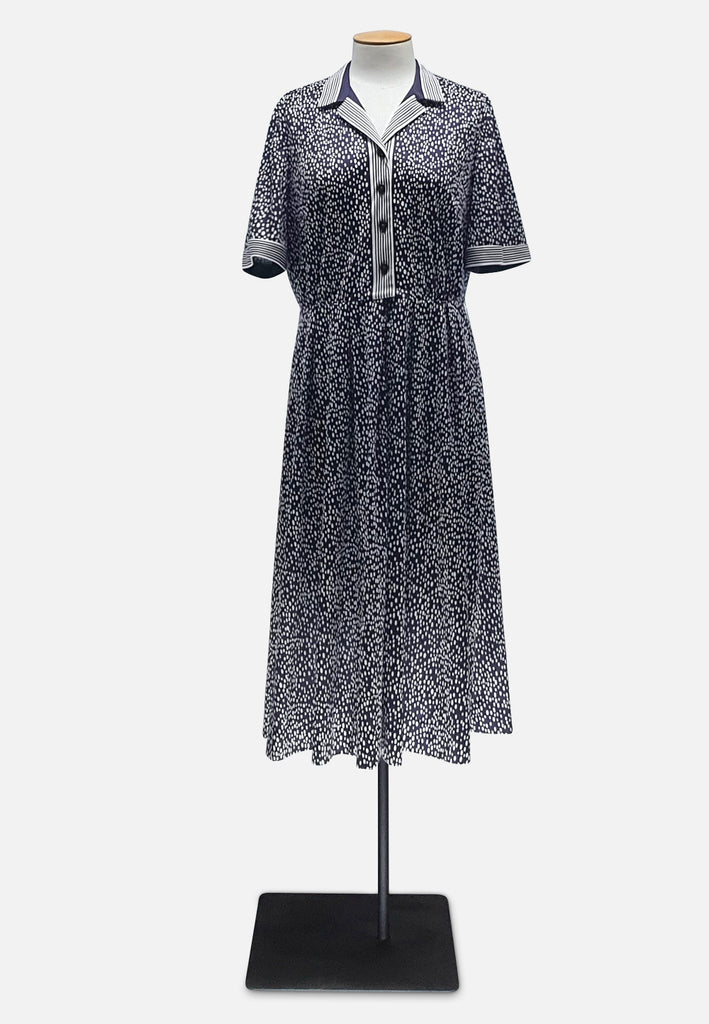 Vintage Clothing - Easy in Blue Dress - Painted Bird Vintage Boutique & The Aviary - Dresses