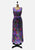 Vintage Clothing - Elegant Purple Floral Dress - Painted Bird Vintage Boutique & The Aviary - Dresses