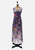 Vintage Clothing - Shiny Floral Max Dress - Painted Bird Vintage Boutique & The Aviary - Dresses