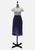 Vintage Clothing - Purple Wool Skirt Straight - Painted Bird Vintage Boutique & The Aviary - Skirts