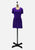 Vintage Clothing - Purple Wool Pleats Blouse - Painted Bird Vintage Boutique & The Aviary - Blouse