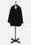 Vintage Clothing - Black Plush Faux Fur Coat - Painted Bird Vintage Boutique & The Aviary - Coats & Jackets